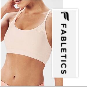 Fabletics Chelsea Apricot Seamless Racerback Bralette